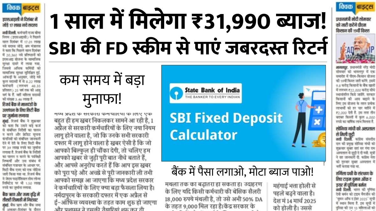 SBI FD Interest Rate